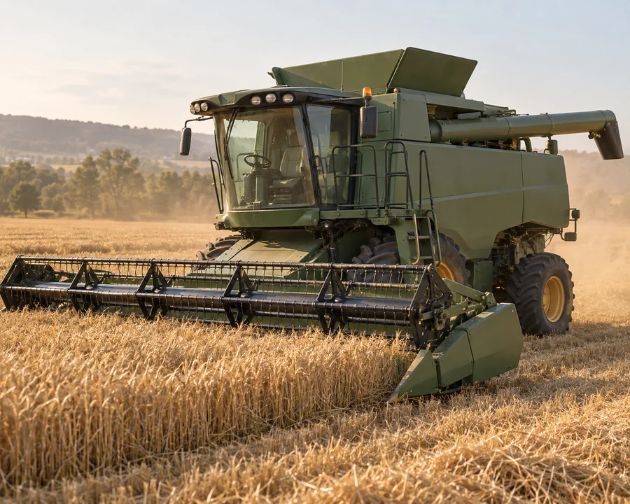 ZAVRIMEX harvesting machinery at work