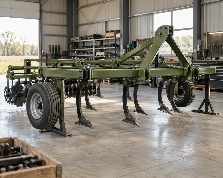 ZAVRIMEX agricultural machinery in the workshop